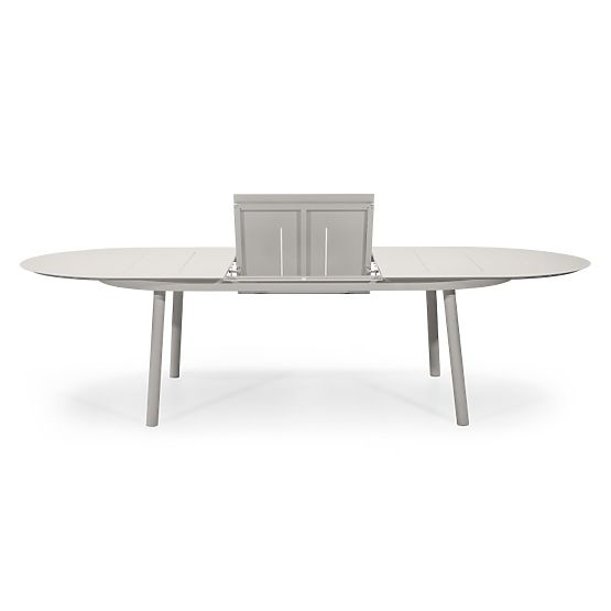 Tavolo da giardino allungabile Marinelli 230-300 cm, in alluminio, beige chiaro