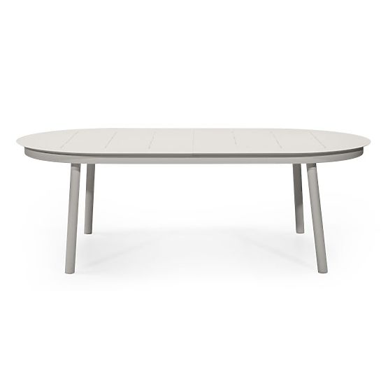 Tavolo da giardino allungabile Marinelli II 230-300 cm, in alluminio, beige chiaro