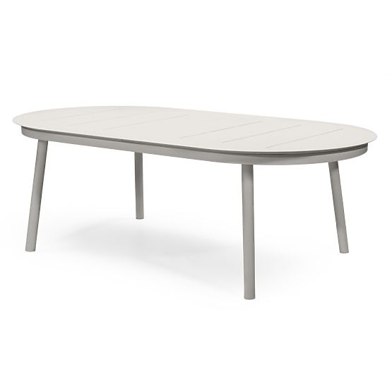 Tavolo da giardino allungabile Marinelli II 230-300 cm, in alluminio, beige chiaro
