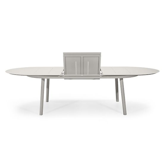 Tavolo da giardino allungabile Marinelli II 230-300 cm, in alluminio, beige chiaro