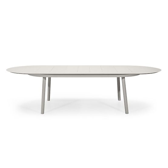 Tavolo da giardino allungabile Marinelli II 230-300 cm, in alluminio, beige chiaro