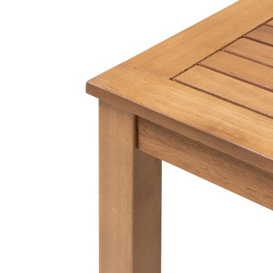 Tavolo da giardino Familis, 160 cm, aspetto teak, legno di eucalipto FSC