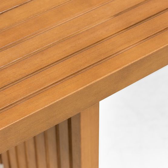 Tavolo da giardino Familis II 240 cm, legno di eucalipto FSC, aspetto teak