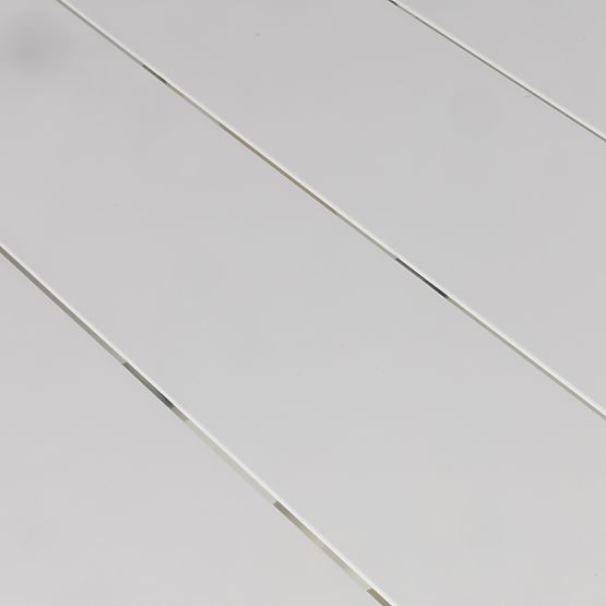 Tavolo da giardino Piretto 180 cm, alluminio, bianco