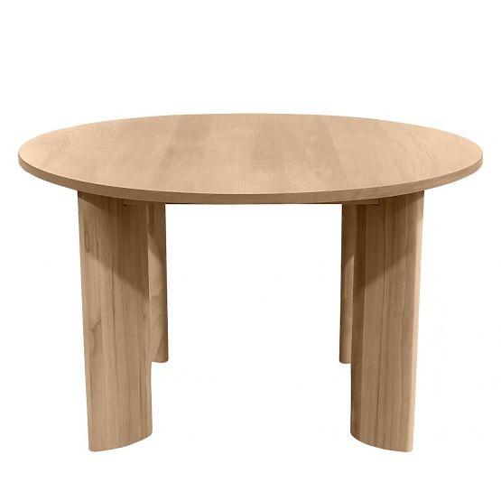 Tavolo da pranzo Bali 120 cm, rotondo, bianco crema