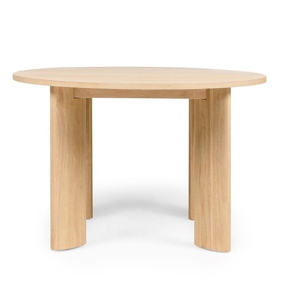 Tavolo da pranzo Bali 120 cm, rotondo, bianco crema
