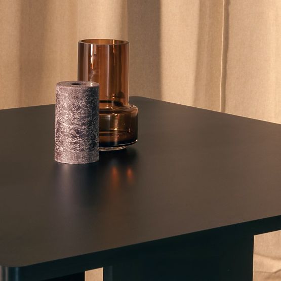 Tavolo da pranzo Gasper 100 cm, quadrato, nero