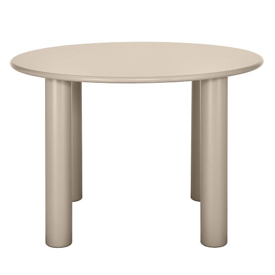 Tavolo da pranzo Joki 110 cm, rotondo, beige scuro