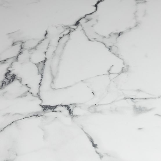 Tavolo da pranzo Kairo 120 cm, rotondo, beige scuro, effetto marmo