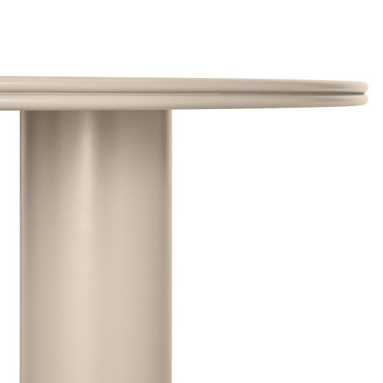 Tavolo da pranzo Kairo 120 cm, rotondo, beige scuro