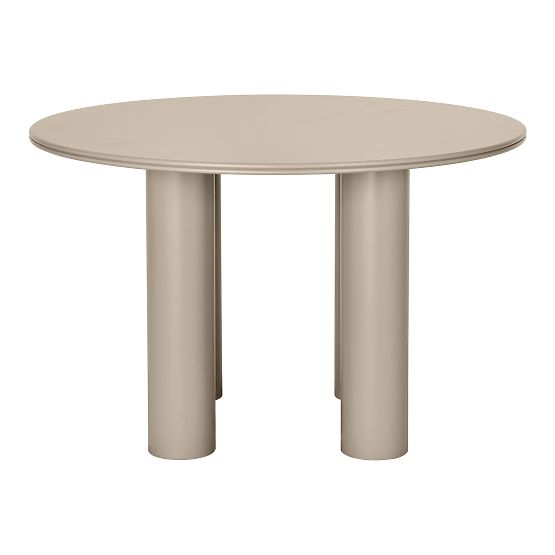 Tavolo da pranzo Kairo 120 cm, rotondo, beige scuro