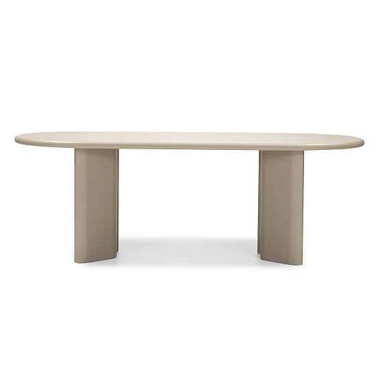 Tavolo da pranzo Lima 220 cm, beige scuro, ovale