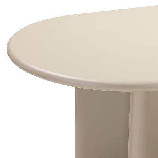 Tavolo da pranzo Lima 220 cm, beige scuro, ovale