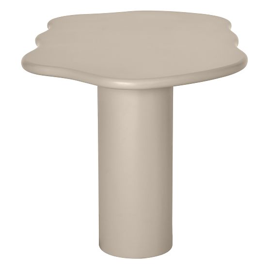 Tavolo da pranzo Muse 160 cm, beige scuro, forme arrotondate