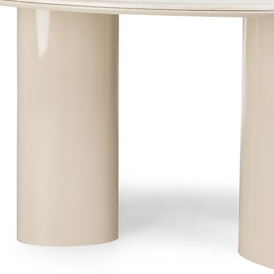Tavolo da pranzo Rio 160 cm, beige chiaro/marmo