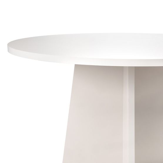 Tavolo da pranzo rotondo Merlo 100 cm, cashmere