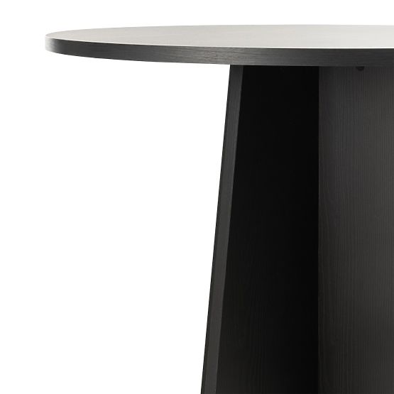 Tavolo da pranzo rotondo Merlo 100 cm, nero