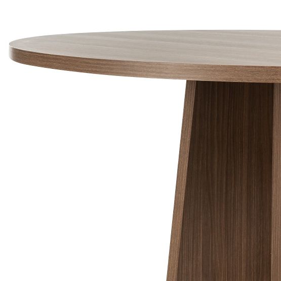 Tavolo da pranzo rotondo Merlo 100 cm, noce lincoln