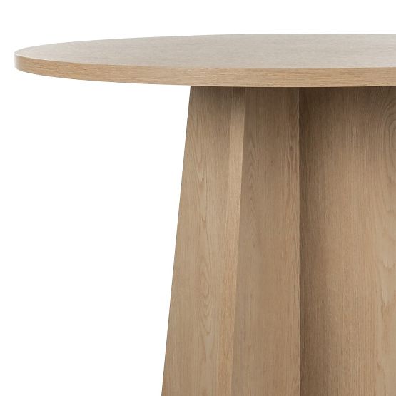 Tavolo da pranzo rotondo Merlo 100 cm, Rovere Cremona Torro