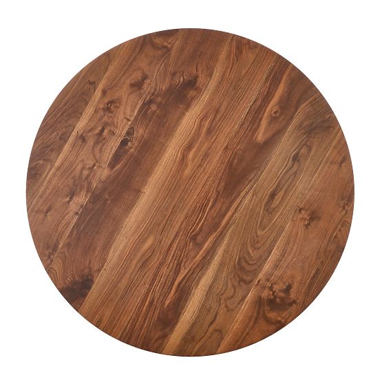 Tavolo DOMENICO piano - noce, gambe - noce / oro (2p=1ks)