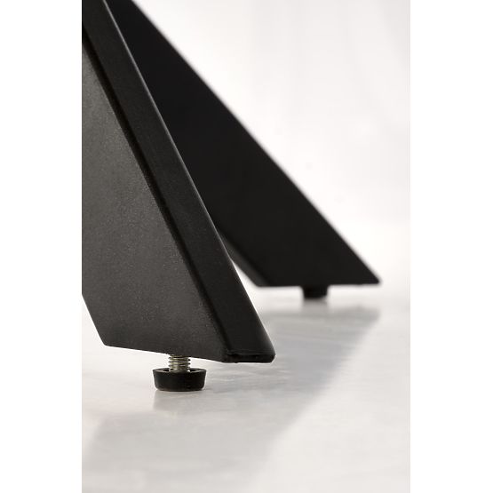 Tavolo EDGAR, piano - rovere dorato, gambe - nero (2p=1ks)