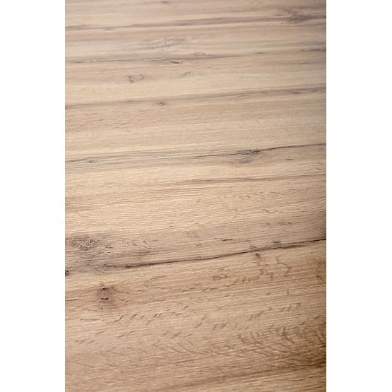 Tavolo estensibile BRANDON 160-200/90 cm rovere wotan/nero