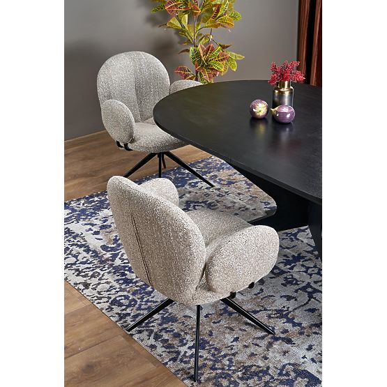 Tavolo estensibile SANDRO, nero (2p=1ks)