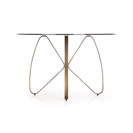 Tavolo LUNGO oro antico / marrone (2p=1ks)