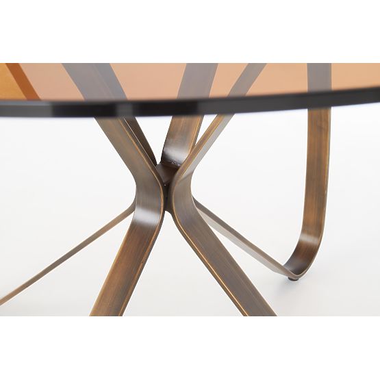 Tavolo LUNGO oro antico / marrone (2p=1ks)