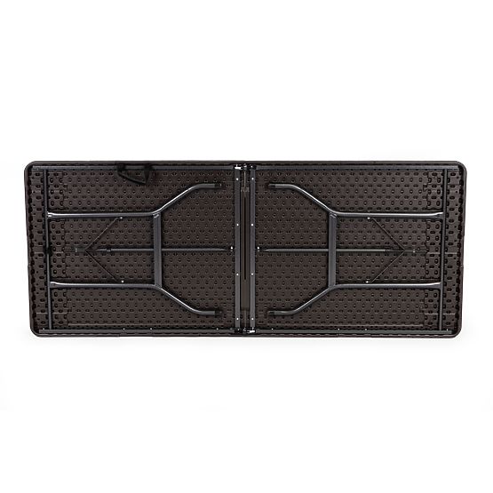 Tavolo pieghevole da catering da giardino 180 cm marrone ModernHome