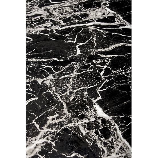 Tavolo RAYMOND 2, piano - marmo nero, gambe - dorate (2p=1ks)