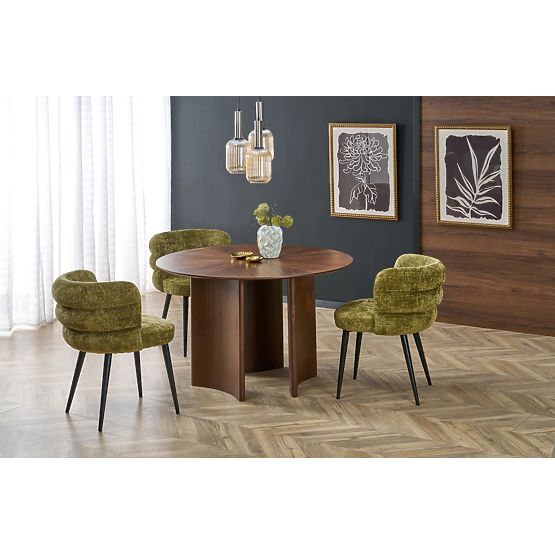 Tavolo rotondo CALDO, noce (2p=1ks)