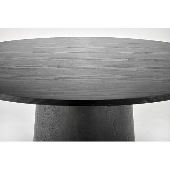 Tavolo rotondo GINTER, nero (2p=1ks)