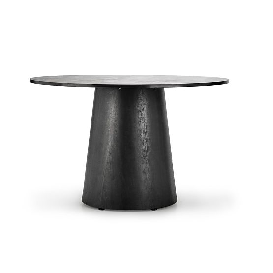 Tavolo rotondo GINTER, nero (2p=1ks)