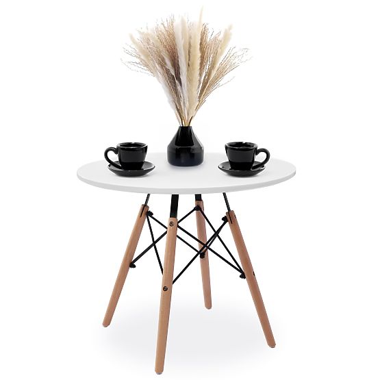 Tavolo rotondo PARIS DTW 60 cm bianco