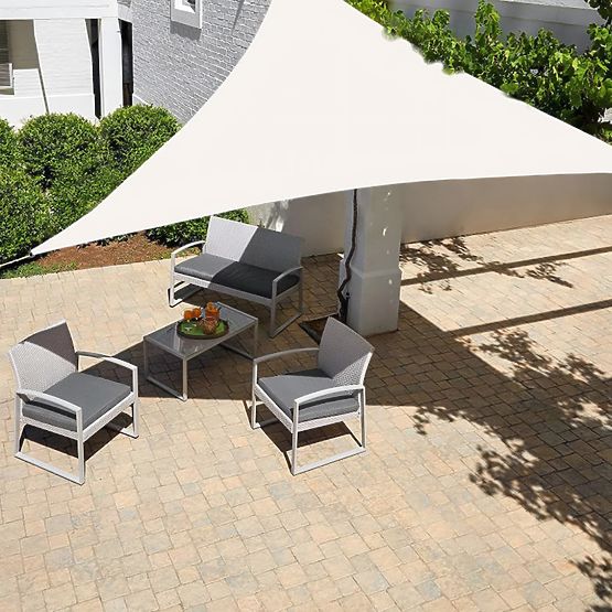 Telo impermeabile da sole 5x5x5m ModernHome - beige