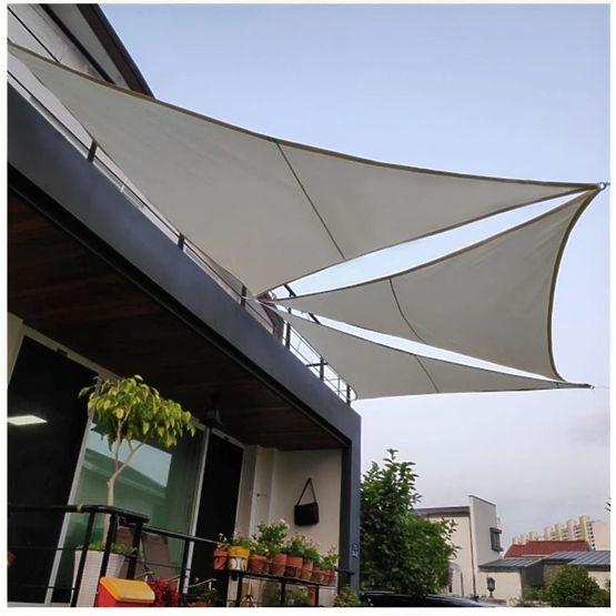 Telo impermeabile per tenda da sole 4x4x4m ModernHome - grigio