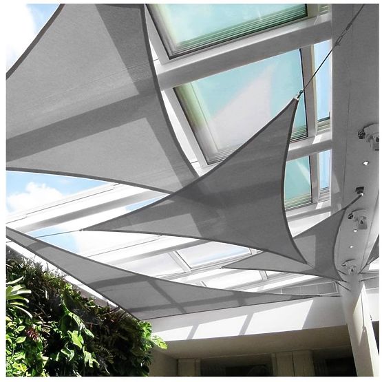 Telo impermeabile per tenda da sole 5x5x5m ModernHome - grigio