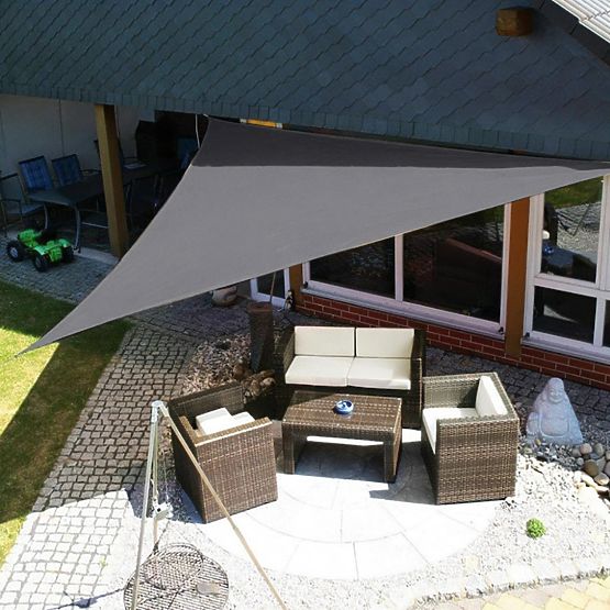 Telo impermeabile per tenda da sole 5x5x5m ModernHome - grigio