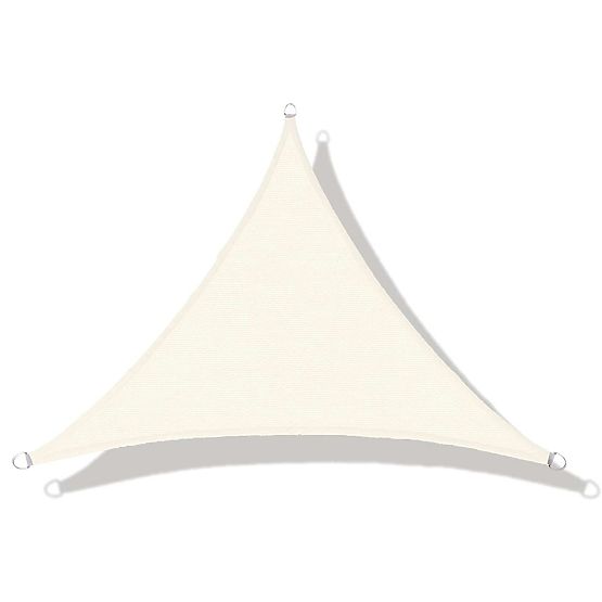 Telo triangolare impermeabile 4x4x4 m - beige