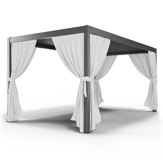 Tenda 475 cm per lato pergola 5 m, bianco