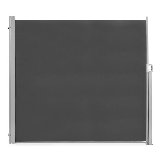Tenda pieghevole 300x180 cm paravento laterale per giardino e terrazza antracite