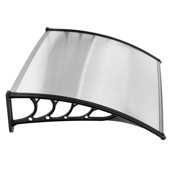Tettoia sopra la porta 120x100 cm riparo protezione policarbonato policarbonato