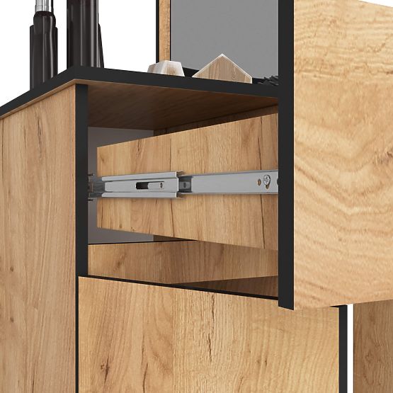 TOALETKA CON SPECCHIO CLP P-2/SL SINISTRA PK ROVERE CRAFT