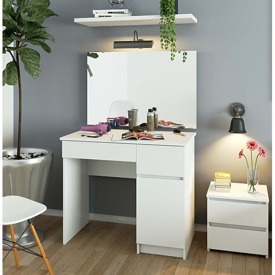 TOALETTA CON SPECCHIO CLP P-2/SL 900x600 DESTRA PK BIANCA