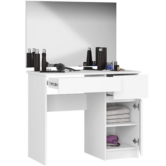 TOALETTA CON SPECCHIO CLP P-2/SL 900x600 DESTRA PK BIANCA