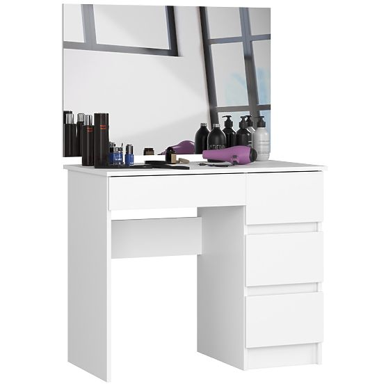 TOILETTE DA TRUCCO CON SPECCHIO T-6/SL 900x600 DESTRO PK BIANCO