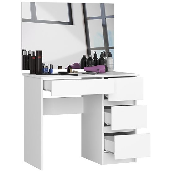 TOILETTE DA TRUCCO CON SPECCHIO T-6/SL 900x600 DESTRO PK BIANCO