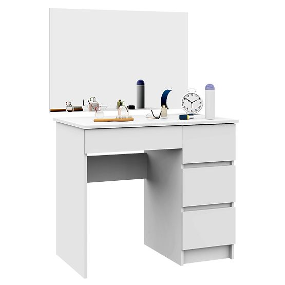 TOILETTE DA TRUCCO CON SPECCHIO T-6/SL 900x600 DESTRO PK BIANCO
