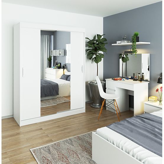 TOILETTE DA TRUCCO CON SPECCHIO T-6/SL 900x600 DESTRO PK BIANCO